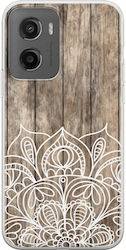 Mandala Din Lemn Motorola Moto G05 Husa Flexibila TPU Silicon Transparent Mandala Din Lemn Motorola Moto G05 Husa Flexibila TPU Silicon Transparent