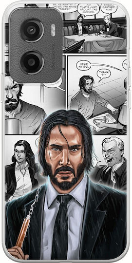 John Wick Motorola Moto G05 Гъвкав TPU Прозрачен Силикон