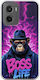 Boss Life Шимпанзе Motorola Moto G05 Гъвкав TPU Прозрачен Силикон