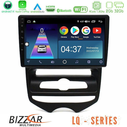 Bizzar Ηχοσύστημα Αυτοκινήτου για Hyundai ix20 2010-2020 με A/C (Bluetooth/USB/WiFi/GPS/Apple-Carplay/Android-Auto) με Οθόνη Αφής 10"