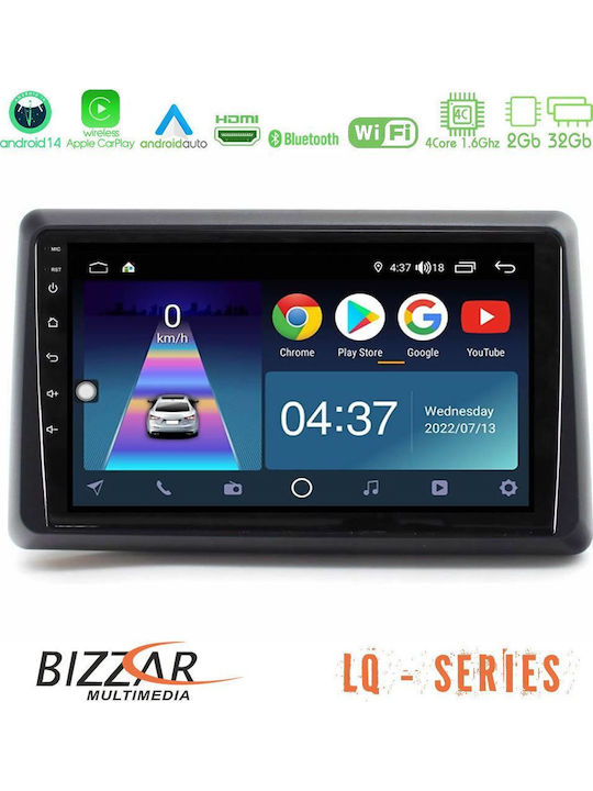 Bizzar Car Audio System for Renault Express 2020 (Bluetooth/USB/WiFi/GPS/Apple-Carplay/Android-Auto) with Touch Screen 9"