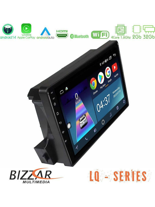 Bizzar Car Audio System for Ssangyong Actyon / Kyron 2005-2014 (Bluetooth/USB/WiFi/GPS/Apple-Carplay/Android-Auto) with Touch Screen 9"