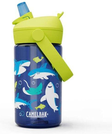 Camelbak Παιδικό Παγούρι Πλαστικό με Καλαμάκι Γαλάζιο 400ml