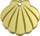 Plexiglas Coajă de Melc Motive de Agățare și Legare Aurit 20x18mm 5buc
