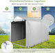 Costway Garden Gazebo Grey 1.6x2.18m