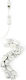 Kompologadiko Haolite Worry Beads White