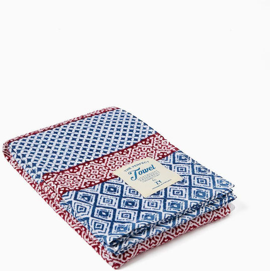 Zippy Kinder-Strandtuch Mit Muster Bordeaux 130×65 cm Bordeaux