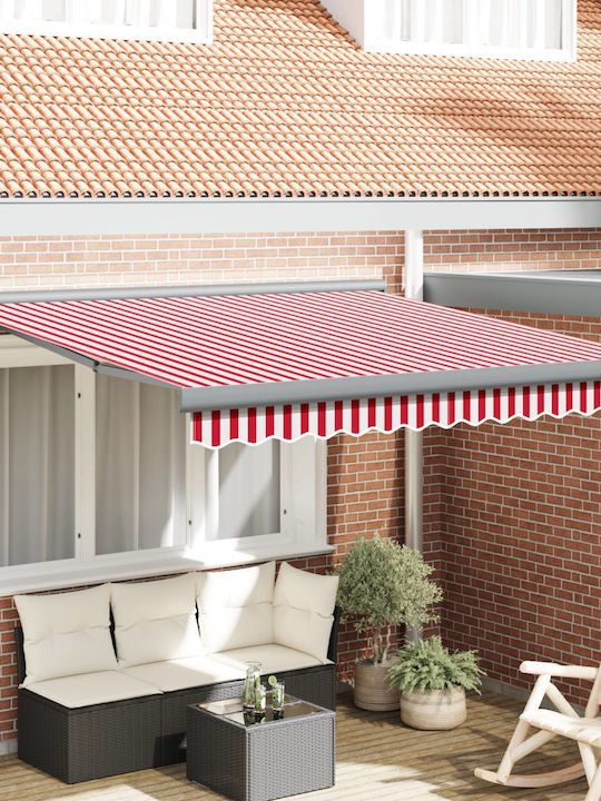 vidaXL Τέντα Βεράντας Κόκκινη 3x2.5m