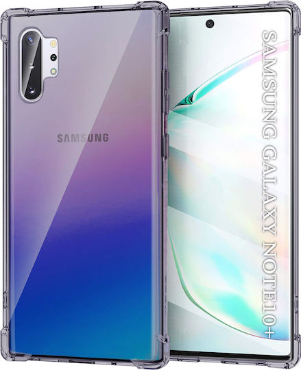 Techsuit Stoßstange Silikon Transparent (Galaxy Note 10+)