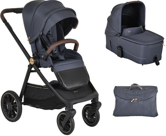 Cangaroo Celebrity Adjustable 2 in 1 Baby Stroller Suitable for Newborn Graystone 8.30kg
