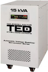 Single-Phase Spannungsregler 12kw Servomotor Reine Sinuswelle + LCD-Display mit Spannungswerten Ted000095 Single-Phase Spannungsregler 12kw Servomotor Reine Sinuswelle + LCD-Display mit Spannungswerten Ted000095