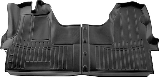 Race Axion Rear Mats 2pcs Tray Type for Iveco Daily 2011-2014 Black