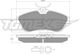 Накладки Предни Citroen C2 1.6 03- C3 1.4-1.6 02 1329-4377