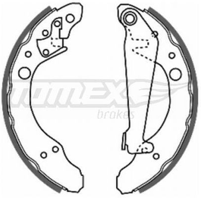 Brake Shoe Set Alfa Romeo A100 A80 A90 A2 1.4 00 Passat 1.3-2.2 T 200x40 Tx2024-4377