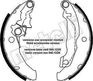 Bremsbacken-Satz Ford Fiesta 1.0-1.6 83-89 2046-4377