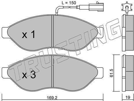 Τακακια Εμπρ Fiat Bosch Ducato 06->-jumper-boxer 06 7240-199