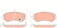 Brake Pads Front Jeep Cherokee 2.4 2.5crd 2.8cdr 3.7 01 826-p238