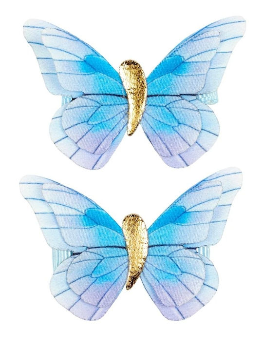 Souza For Kids Set Kinderhaarklammern mit Haarspange Tier in Blau Farbe 2Stück
