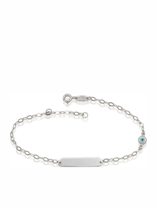 Kaloustian Women's Bracelet Identity White Gold 9K