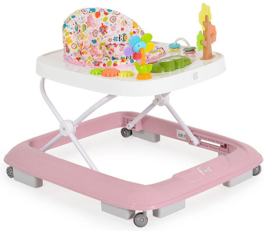 Moni Forest Baby Walker with Music for 6+ Months Pink
