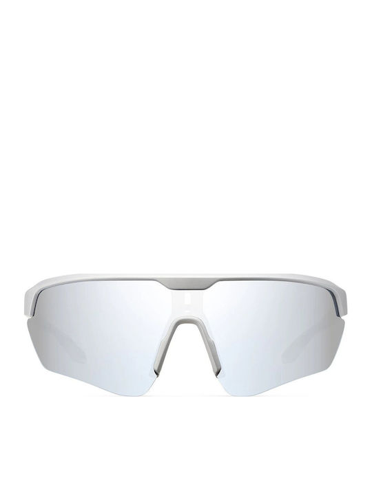 Meller Lila Unisex Γυαλιά Ηλίου με Ασημί Κοκκάλ...