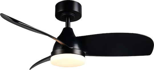 Trio Lighting Helsinki 90cm Mit Leuchte Schwarz