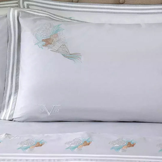 Mc Decor Sheet Sets Queen 240x270cm. Rossa Grey 4pcs