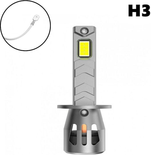 Car Lamp H3 / DRL / H1 / H7 LED 6000K Cold White 12V