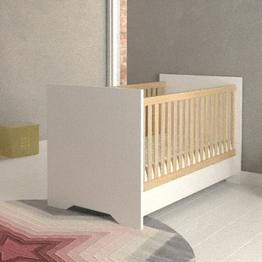 Asterias Bebe Κούνια Ναταλια Λευκή