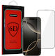 Tel Protect Full Glue Full Face Tempered Glass Μαύρο (iPhone 16 Pro Max)