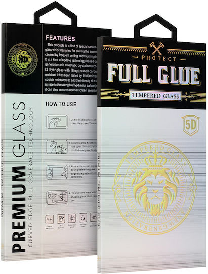 Galaxy 5D Full Glue Tempered Glass Black (Samsung Galaxy M35 5G)
