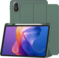Techsuit Flex Флип капак Зелеа (Xiaomi Redmi Pa...