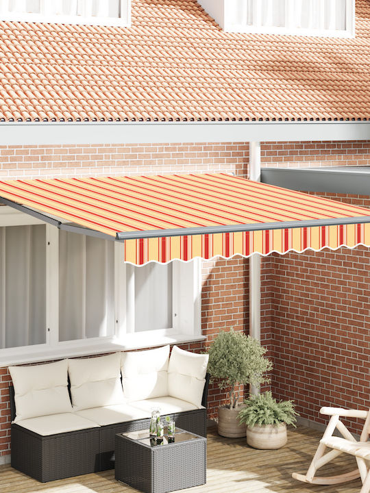 vidaXL Τέντα Βεράντας Κίτρινη 3x2.5m