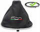 Leather Gear Shift Boot Fiat 500 2007-2020 Black