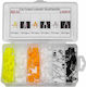 Set of Plastic Fastening Clips 130 Pieces Car Center Console Hz-51