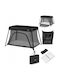 Lionelo Cradle-Park with Mattress and Wheels Black