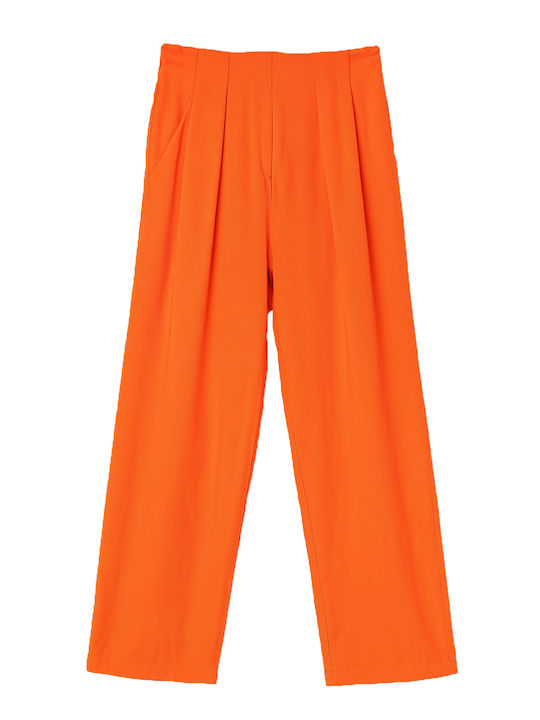 Kinder Schlaghose Stoff Orange