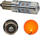 H21w LED Birne Bay9s 12-24V Canbus Orange USA