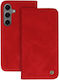 Wonder Back Cover Piele artificială / Silicon Roșu (Galaxy M15)