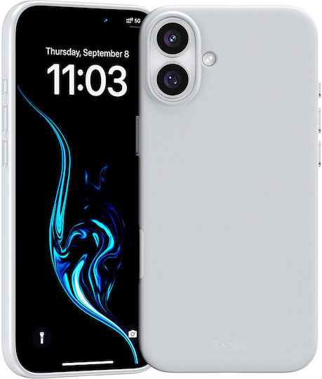 Benks Back Cover Σιλικόνης 1.5mm Γκρι (iPhone 16)