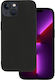 Matt Back Cover Σιλικόνης Μαύρο (iPhone 13)