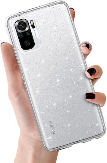 Silver Star Back Cover Silver (Xiaomi Redmi Note 10, Note 10S, Poco M5S)