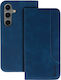Wonder Back Cover Piele artificială / Silicon Albastru marin (Samsung Galaxy M34 5G)