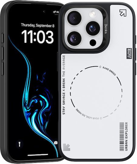 Benks Back Cover Plastic / Silicone White (iPhone 16 Pro)