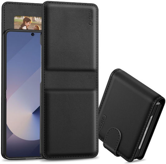 Tech-Protect Портмоне Изкуствена кожа Черен (Galaxy Z Flip7)