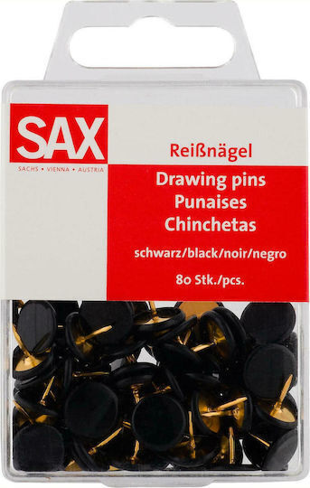 Ace Sax Negre Cap Plastic Cutie 80 Bucăți Sax