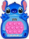Push Stitch Παιχνίδι Pop it Fidget Μπλε
