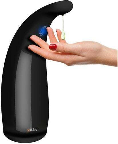Ruhhy Spender Küche Porzellan mit automatischem Spender Schwarz 300ml Ruhhy Spender Küche Porzellan mit automatischem Spender Schwarz 300ml