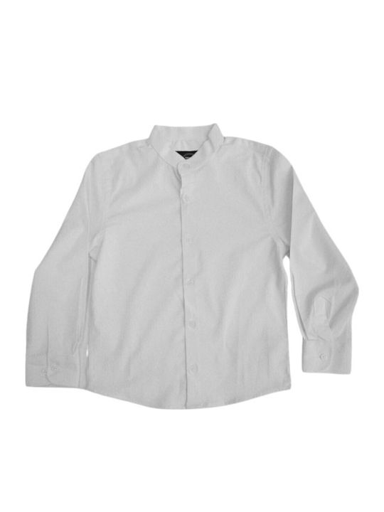 Joyce Kinder Hemd Langarm White