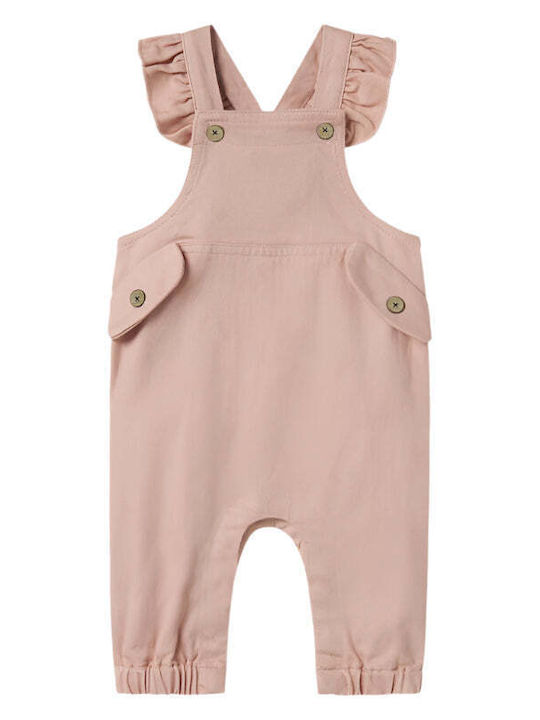 Lil' Atelier Kids' Jeans Dungarees Misty Rose
